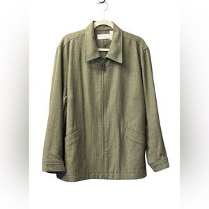 Elisabeth Olive Green Dressy Jacket EUC